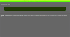 Desktop Screenshot of dumbshirt.com